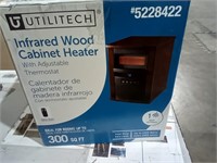 Utilitech Infrared Wood Cabinet Heater With