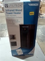 Utilitech Infrared Wood Tower Heater With