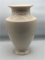 Lenox Vase Large Tall 10” Porcelain Ivory Gold