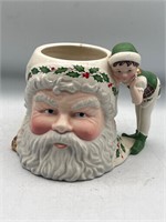 Lenox Santa & Elf Toby mug Santa’s holiday shop