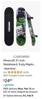 Minecraft 31 inch Skateboard