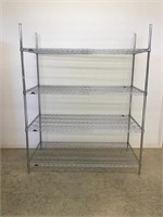 Metro Wire Utility Rack with 4 Adjustable Shelves