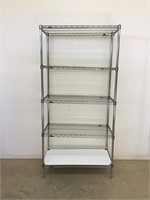 Metro Wire Utility Rack with 5 Adjustable Shelves