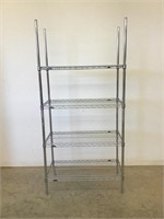 Metro Wire Utility Rack with 4 Adjustable Shelves