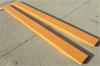 New set of 82" pallet fork extensions