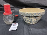 VTG, Robinson Ramsbottom Blue, Pottery Mixing Bowl