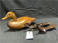 Vintage Wood Duck and Roadrunners