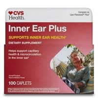 CVS Health Inner Eear Plus Caplets, 100 Ct