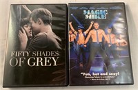 Fifty Shades of Grey/Magic Mike DVDs