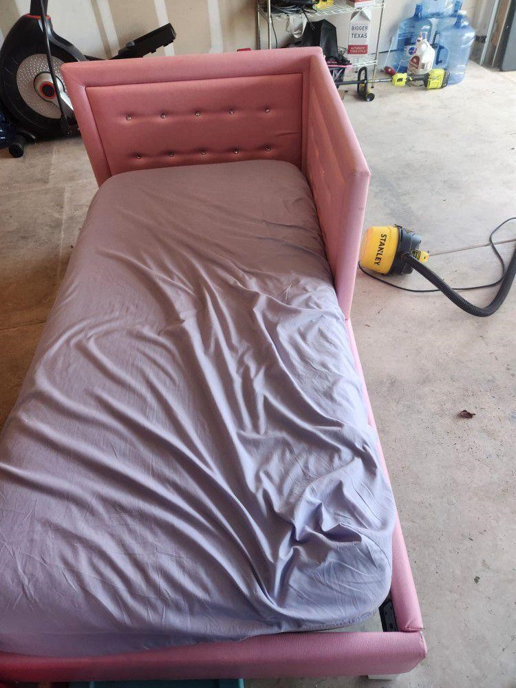 Pink Twin Sized Bed