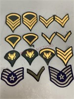 Variety of Military Patches