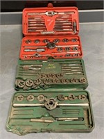 PAIR OF MIX TAP AND DIE SETS / HANSON ACE SUPERSET