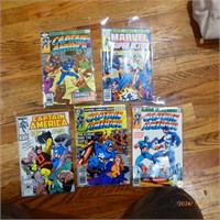 5 older Captain America comics