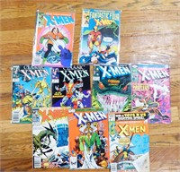9 X-Men comic books