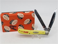 CASE XX COCA COLA DOUBLE BLADE POCKET KNIFE