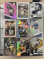 Lot of 9 NFL Football Prizm, Color, Rookies