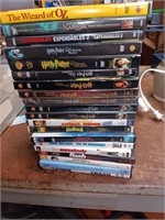 20 DVDs in cases
