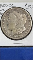 RARE CARSON CITY 1882 Morgan Silver Dollar