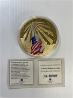2013 Liberty Coin 24K Layered 110 Grams