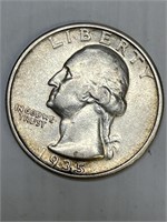 1935-D Washington Silver Quarter XF