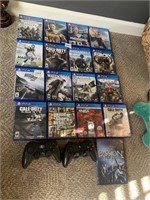 PS4 GAMES AND LOGITECH CONTROLLERS