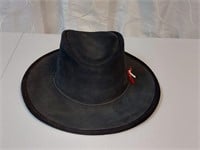 Aussie Outback Hat Black Suede Adult Small?