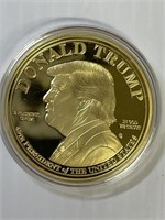 Donald Trump 24K Layered Coin