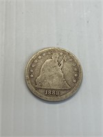 1888-S Silver Seated Quarter