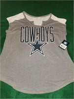 Brand New Dallas Cowboys Womens Sleeveless Shirt