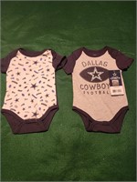 Brand New Dallas Cowboys Toddler Lot