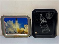 Coca-Cola Space Shuttle Tray & Diet Coke Tray