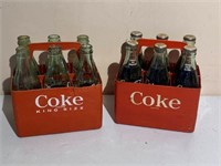 Coke & Coke King Size Bottle Carriers & Bottles