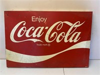 Enjoy Coca-Cola Metal Sign