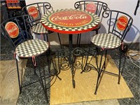 Coca-Cola Parlor Table & Chairs