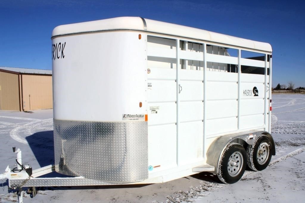 2017 C&B Quality Trl Works Livestock Trailer