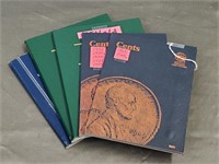 5 Penny Collector Books With Coins