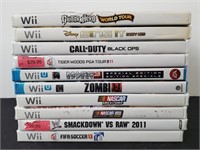 (10) Various Wii Games