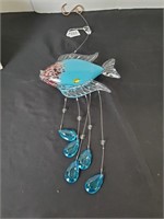 Beautiful Art Glass Fish Wind Chime