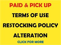 PAID & PICK-UP POLICY