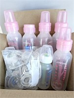Doctor Browns Baby Bottles Lot Pink 8oz