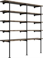 SEALED-Industrial Retro Pipe Shelf Set