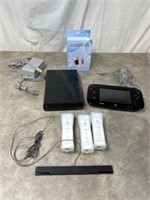 Nintendo WiiU gaming system with charging dock