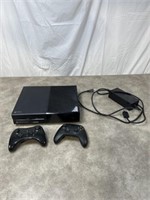 Xbox One console, plugged in and turns on. Has