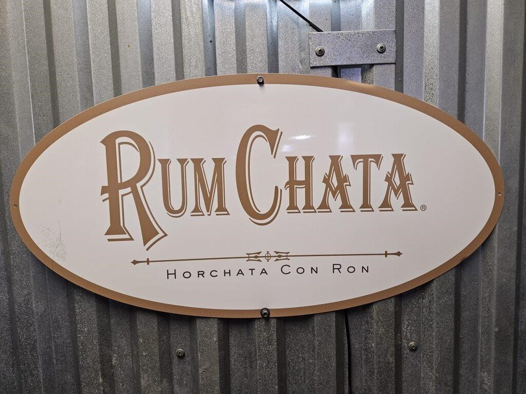 Rum Chata Metal Sign