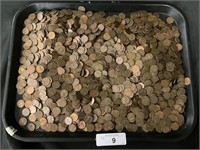 Large Amount of Loose 60-80s Cent, Pennies.