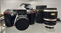 Hanimex Camera and Lenses.