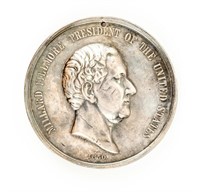 Millard Fillmore Indian Peace Medal 1850