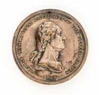 George Washington Indian Peace Medal 1789