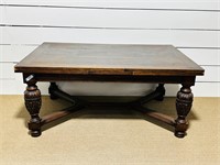Spanish Style Table w/Built in Leaves