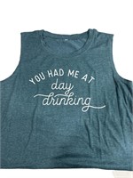Womens You Had Me at Day Drinking Tank Tops Adult